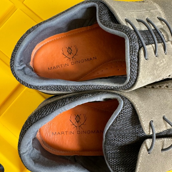 Martin Dingman Men’s Suede Oxford Slip On - Picture 4 of 5